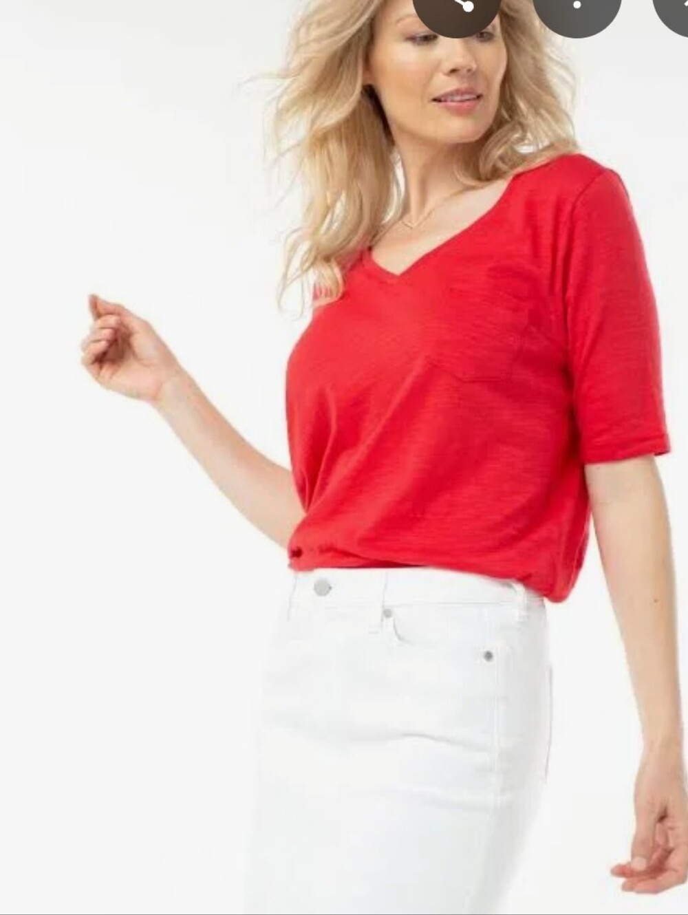 Liverpool Fray Hem Mini Skirt - White